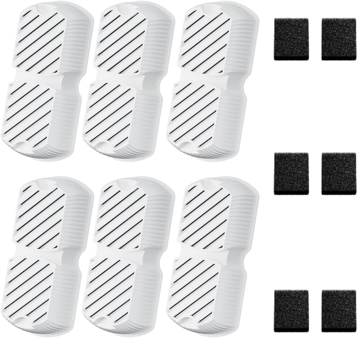 GROOKPET Dog Water Fountain Filters: 12 Dog Fountain Filters
