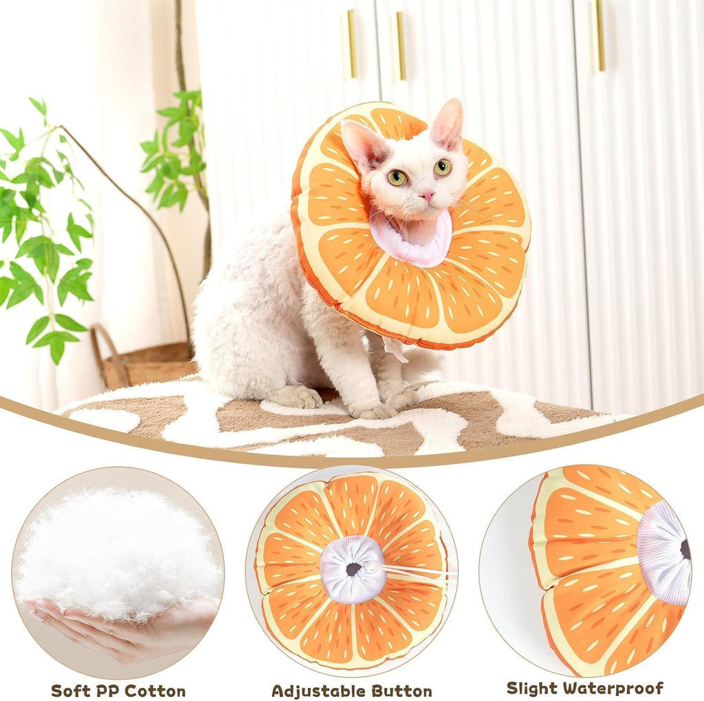 Cat Cone Collar Soft, Medium Waterproof Cat Recovery Collar