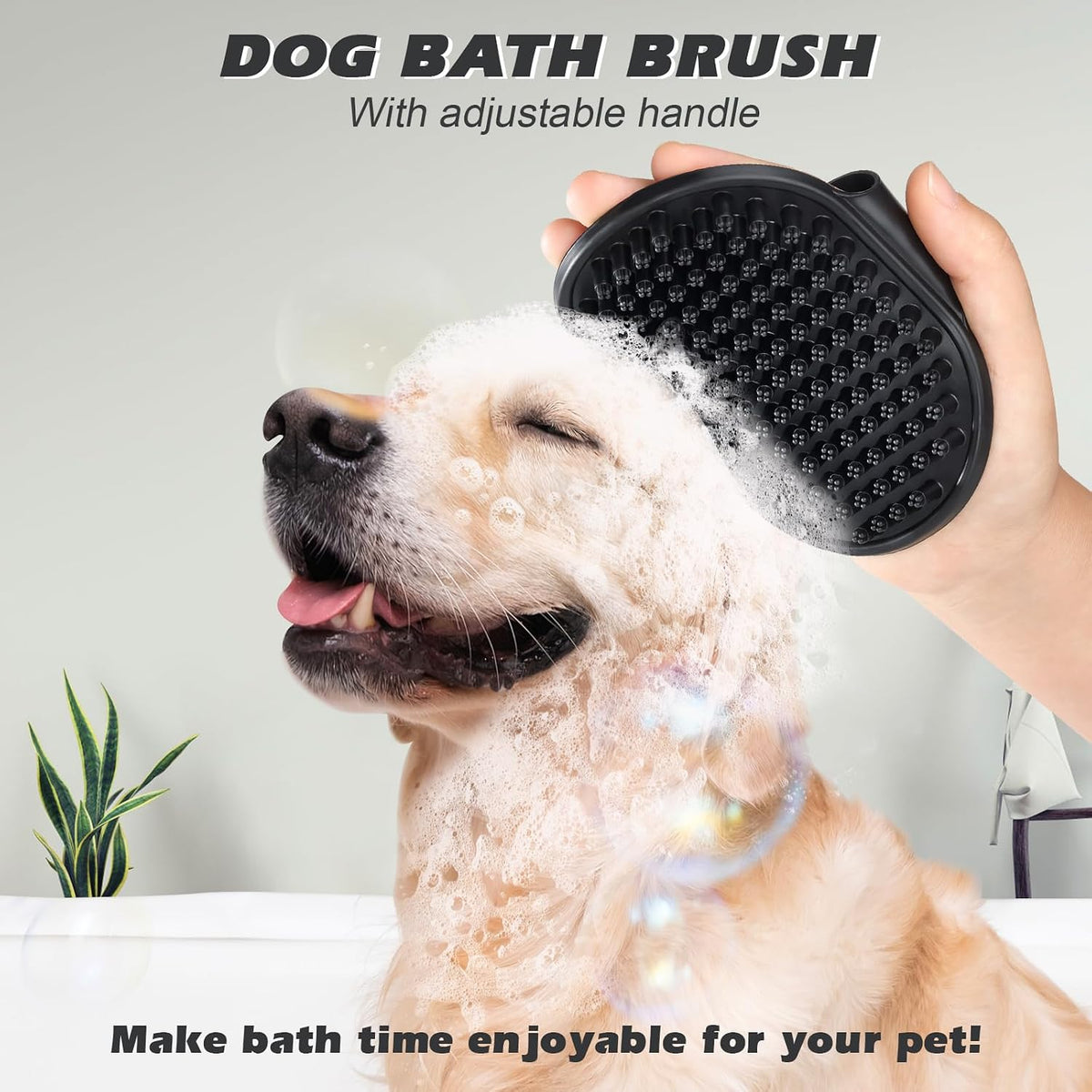2PCS Pet Grooming Tools - Double-Sided Brush for Shedding and Bathing, Suitable for Short/Long Haired Dogs Cats and Horses, Deshedding Dog Brush, Mane & Tail Combs for Horses - Pet Supplies (White)