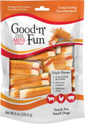 GOOD 'N' FUN Mini Roll Long-Lasting Dog Treat for Small Dogs, 8 oz