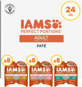 IAMS Perfect Portions Healthy Adult Wet Cat Food, Pate Variety, 24 Count