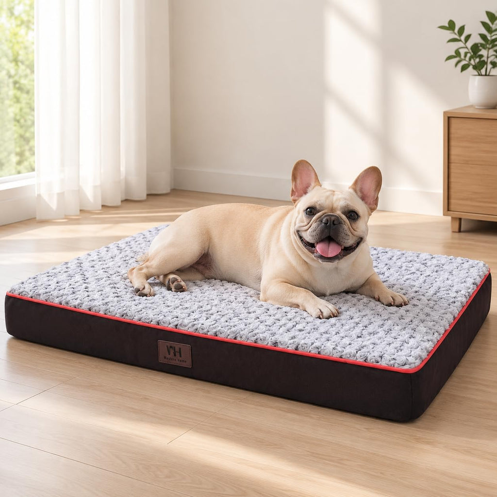WESTERN HOME WH Orthopedic Dog Bed Medium Size Dog Washable Pet Bed, 30in