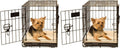 K&H Pet Products Self-Warming Dog Crate Bed, Machine Washable Dog Crate Mat, Tan X-Small 14 X 22 Inches (Pack of 2)