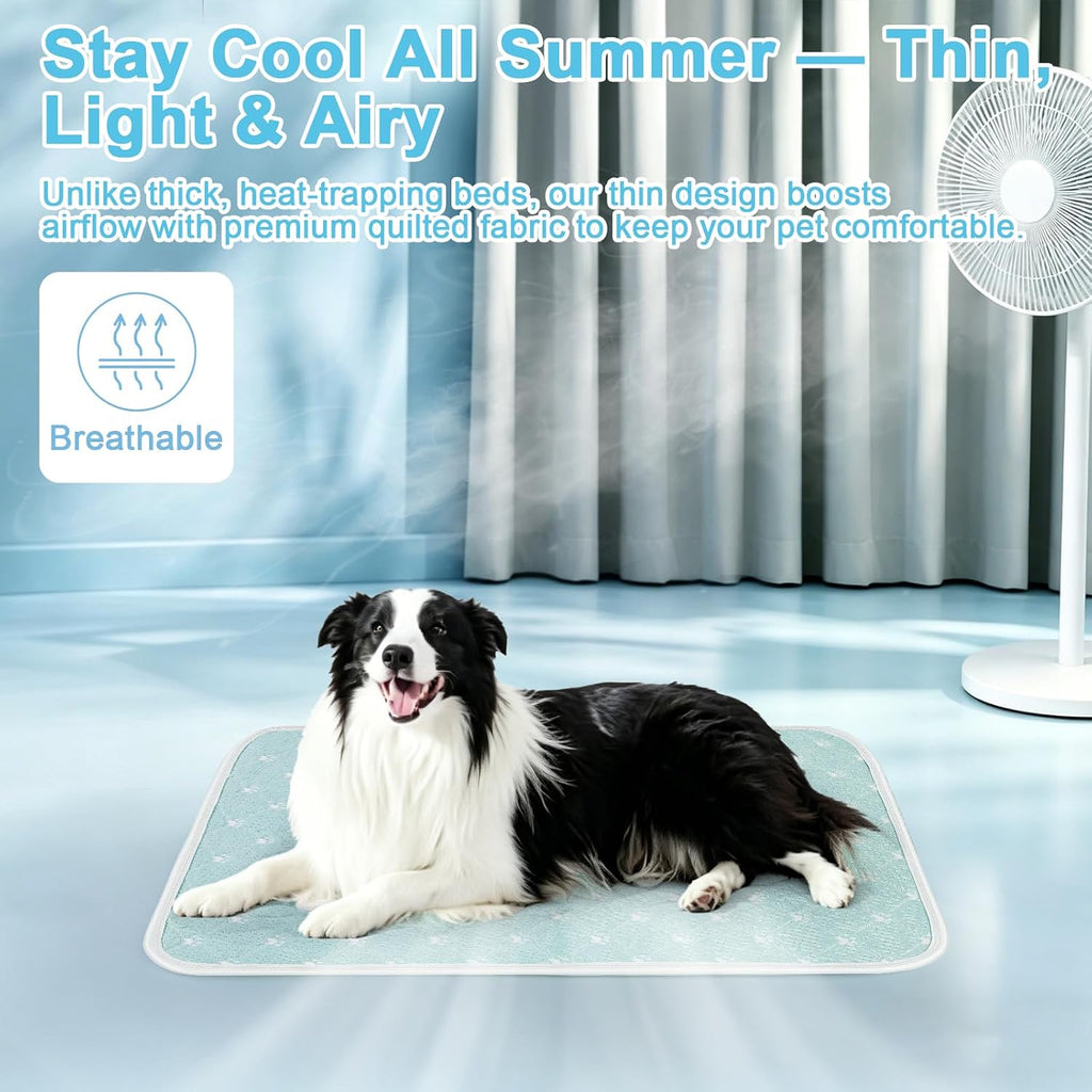 Cooling Mat for Dogs Cats,Pet Dog Cooling Mat Blanket for Dogs,24x18, Blue