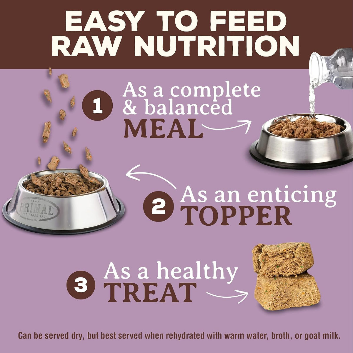 Primal Freeze Dried Raw Cat Food Nuggets, Turkey, 14 oz