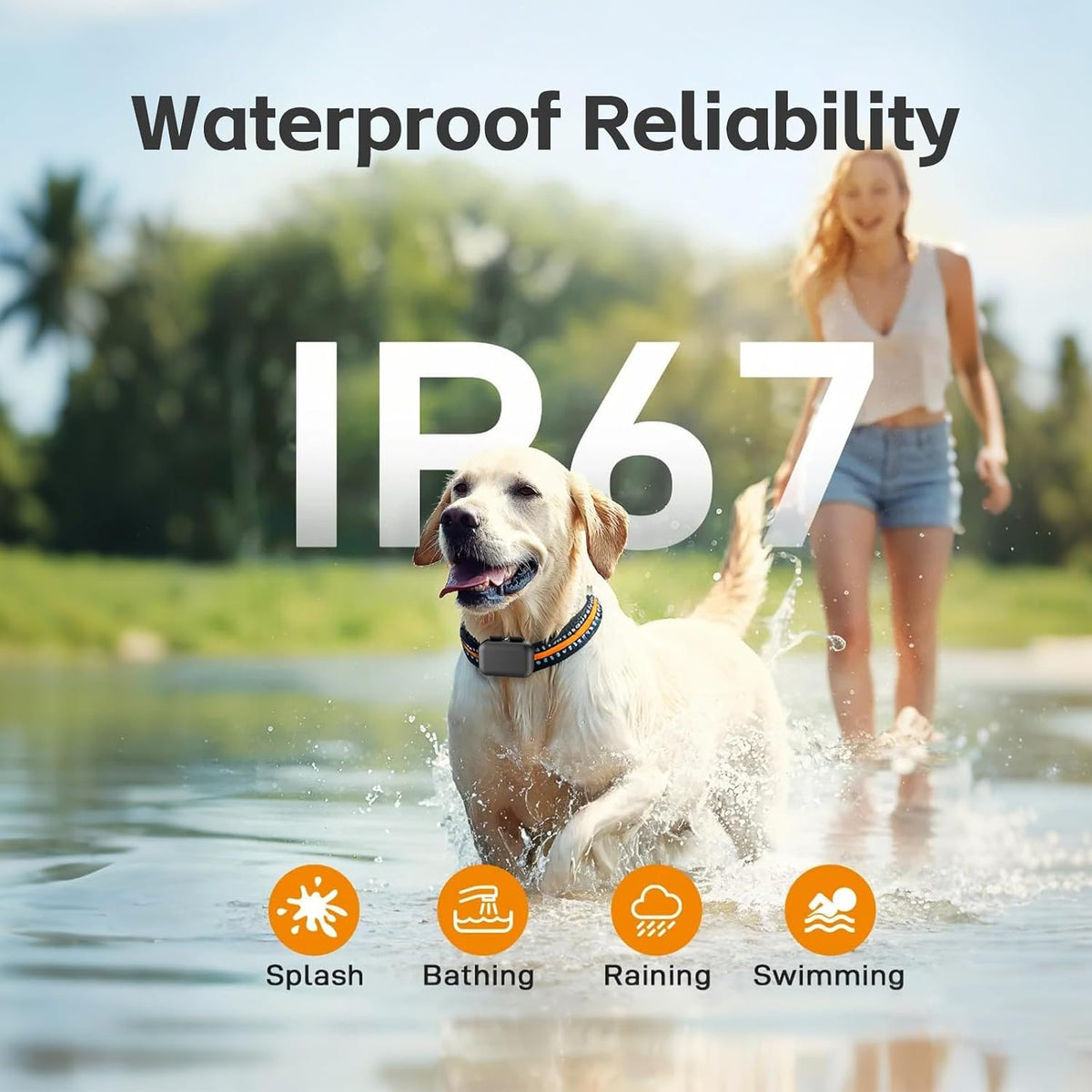 GPS Tracker for Dogs, 4G Waterproof Pet Tracker, Small