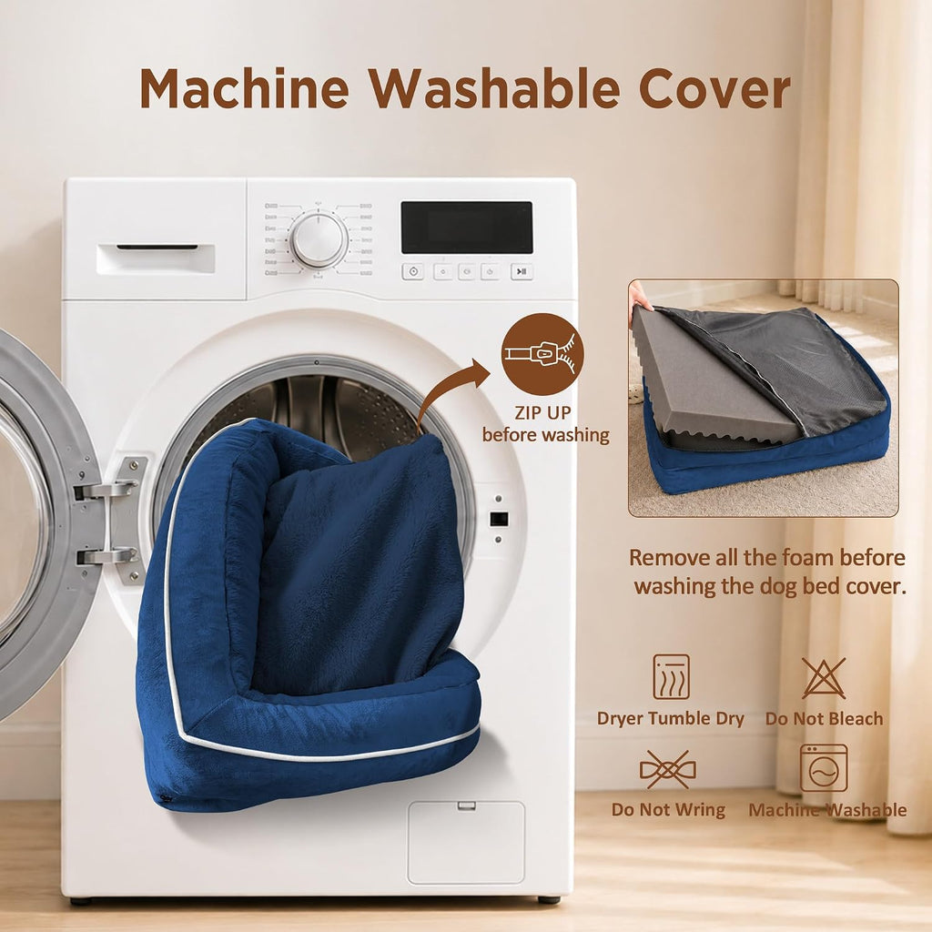 Comfort Expression Waterproof Orthopedic Dog Bed for Medium Size Dog