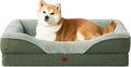 EHEYCIGA Orthopedic Dog Bed for Large Dog, Memory Foam Dog Couch, Green