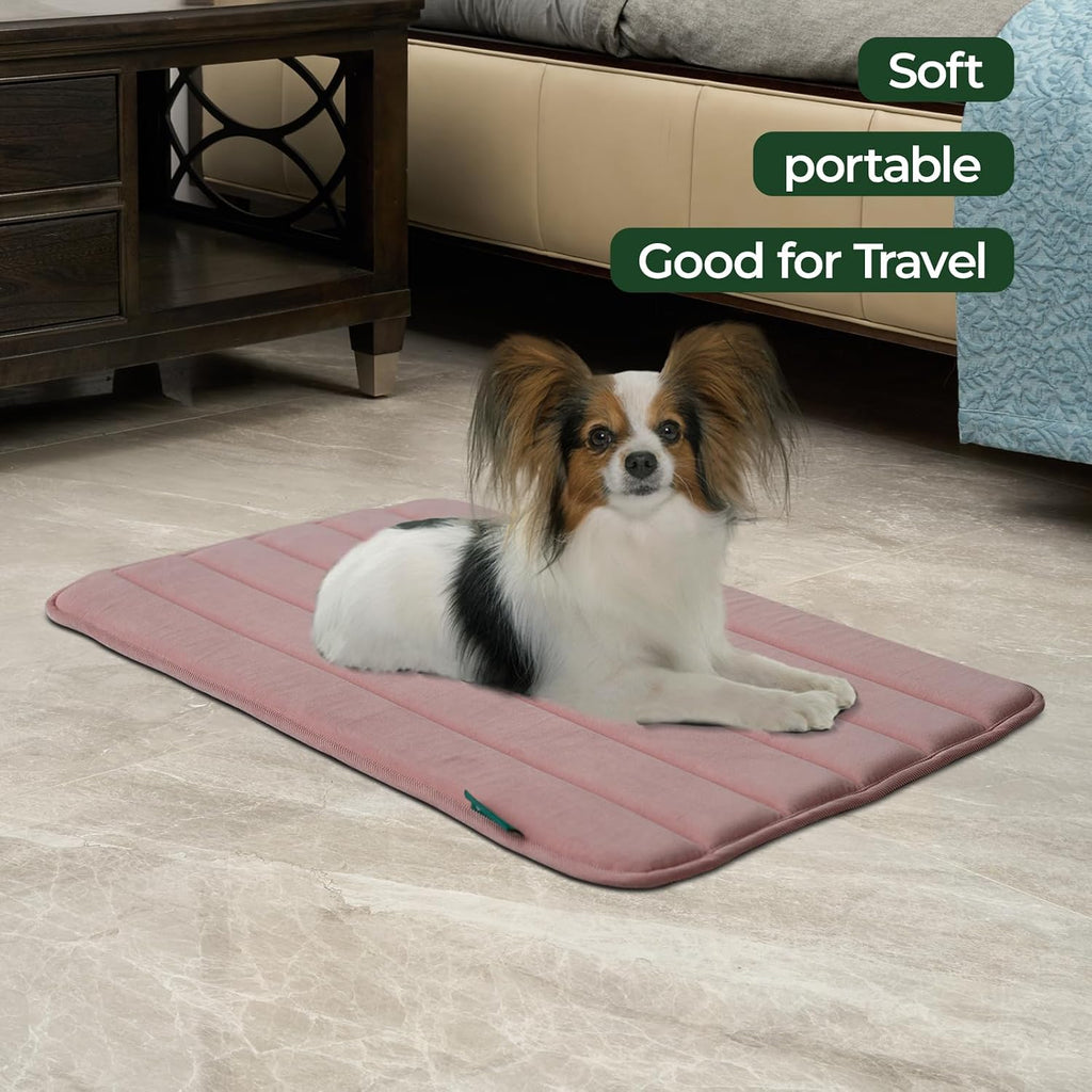 BALANCE Dog Crate Pad - Washable Water-Resistant Kennel Mat for Medium Dogs