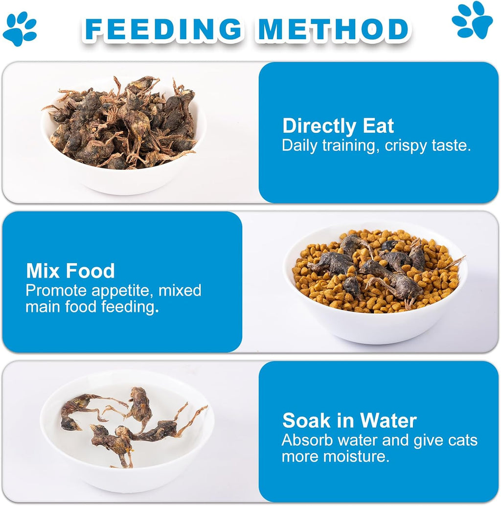 Freeze-Dried Quail Treats for Cats and Dogs, 3 oz (85 g)