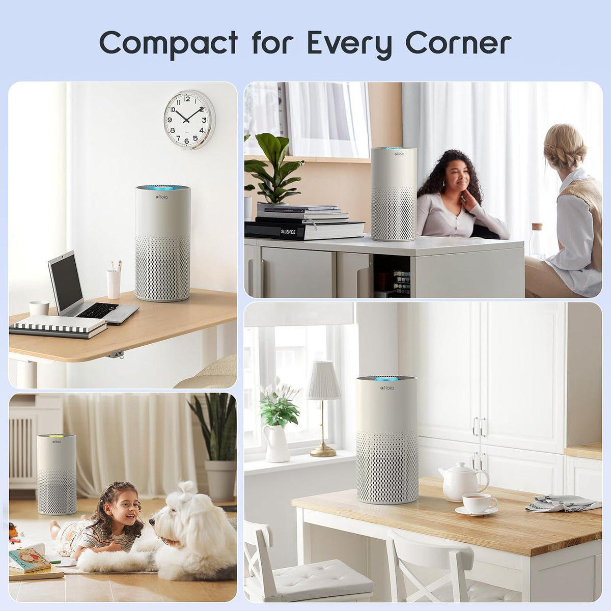 Afloia Air Purifier for Home Bedroom Large Room up to 1076 Sq Ft