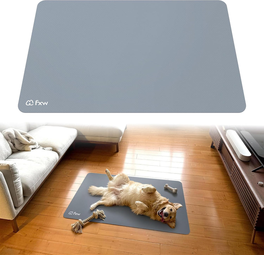 FXW Floor Protector Mat, Waterproof PVC, 50" x 31.5", Gray