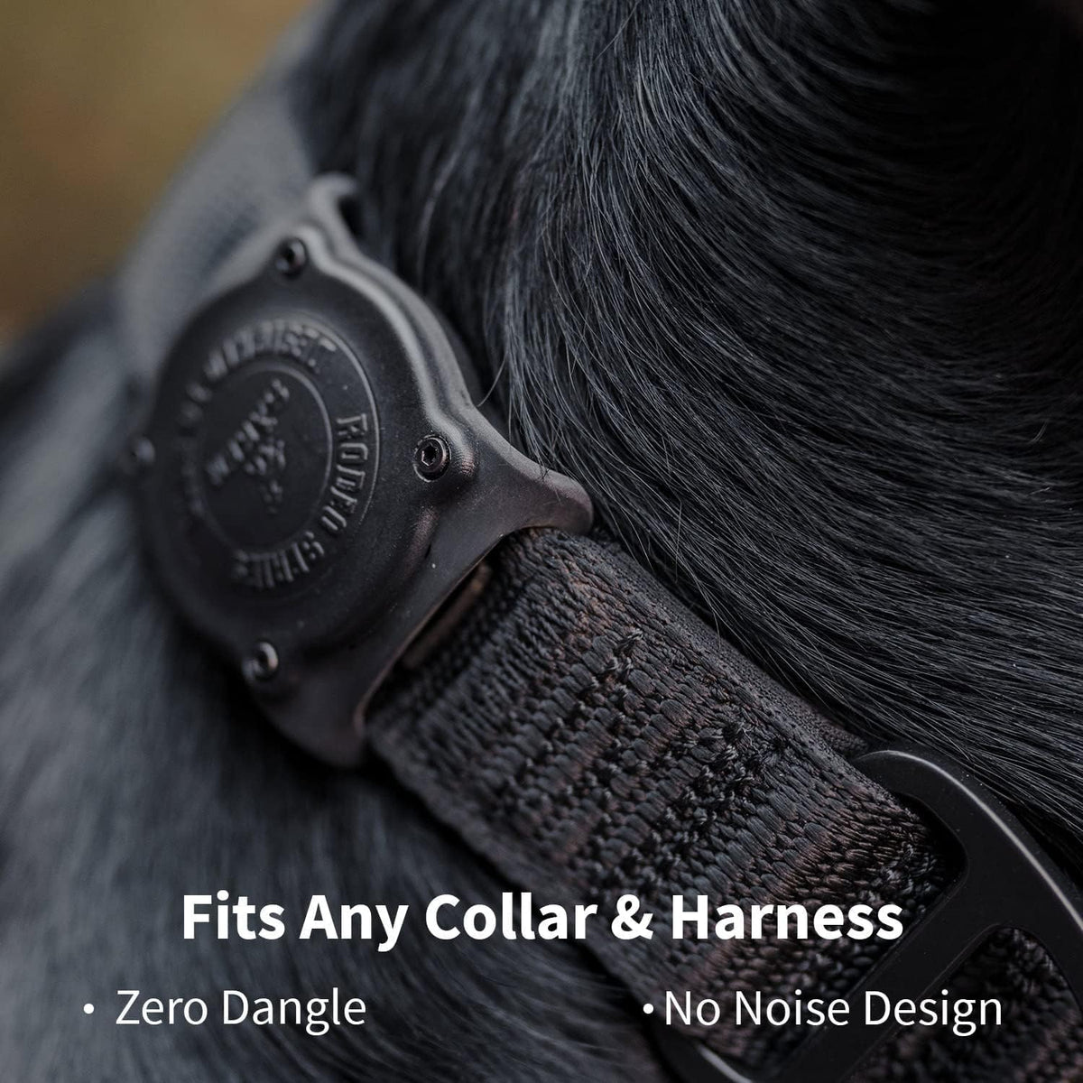 SÄKER IP68 Waterproof The Safest AirTag Dog Collar Holder, Dustproof, Ultra-Durable, Fits Up to 1.5" Collars | Will Not Damage Your Collar | Perfect Way to GPS Track Your Dog | Designed in Montreal