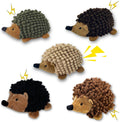 2-in-1 No-Stuffing Hedgehog Dog Toys 5PCS, Squeaky Ball for Throwing Play | Interactive Chewing Toys for Medium and Small Pets, Durable Plush for Companion, Keep Puppy Busy, Holiday Gift