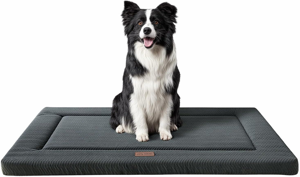 Dog Bed for Crate, Large Sized Dog Crate Beds, Washable Dogs Bed Mat