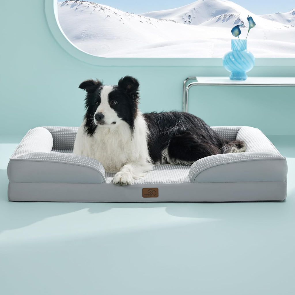 Bedsure Cooling Dog Beds Large Sized Dog Washable Original Design