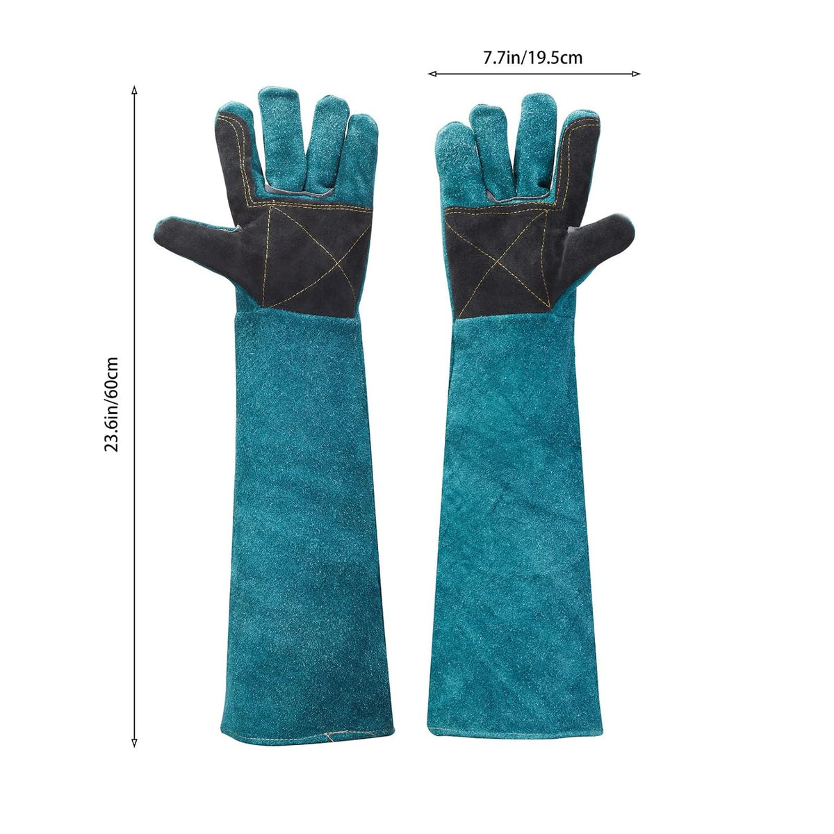 AOWPFVV Animal Handling Gloves Bite Proof for Dogs,Cats, 23.6in Large