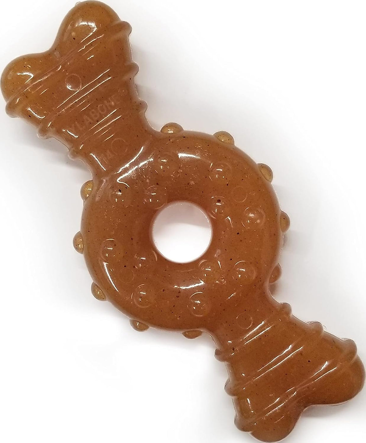 Nylabone Puppy Chew Teething Ring Bone Dog Toy, Chicken Flavor, X-Small | Soothing teething toys for puppies, puppy enrichment, & teething relief, freezable for added comfort, dogs up to 15 lbs