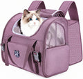 Lollimeow Cat Backpack Carrier, Large Expandable Pet Backpack for Small Dog