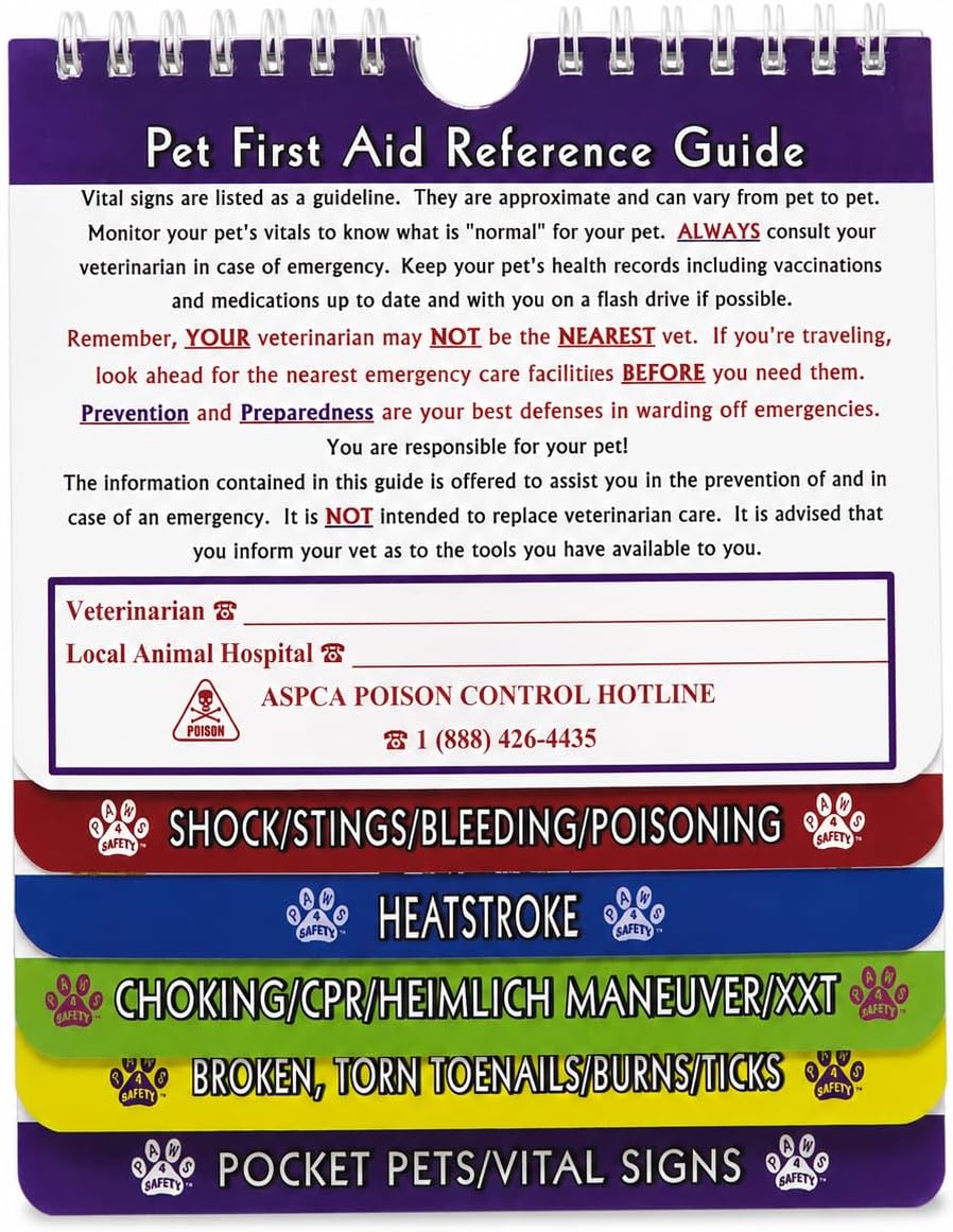 Pet First Aid Reference Guide – 2026 Edition – Dogs, Cats & Pocket Pets