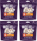 Whole Life Dog Just One Chicken Freeze Dried Dog Treats - Human Grade High Protein Food, Healthy Training Snacks, Freeze Dried Food Toppers, USA Made Natural Treats - 21 oz (Pack of 4)