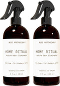 Muse Apothecary Home Ritual Active Odor Eliminator Spray - Furniture Deodorizer Spray & Bathroom Odor Eliminator for Home - Essential Oil Air Freshener - 8oz, Cara Orange + Fig + Blackberry Vanilla