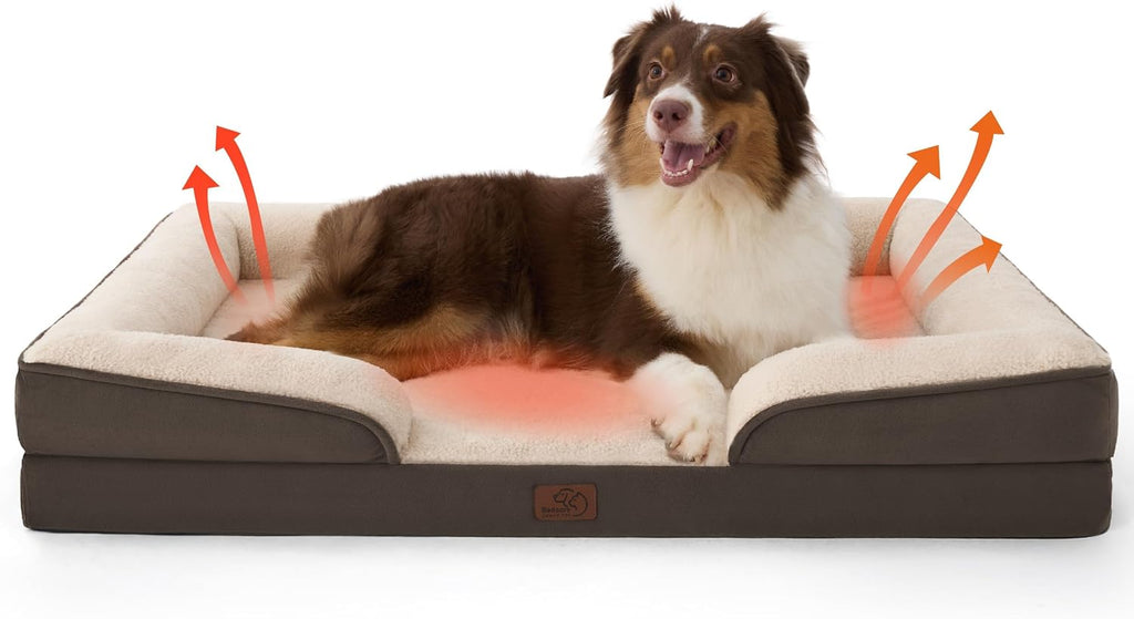 Bedsure Self Warming Orthopedic Dog Beds Large Sized Dog Washable Original