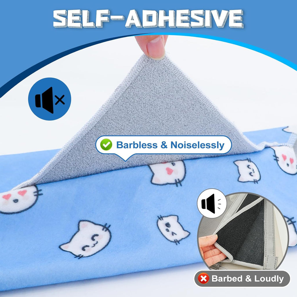 Supet Cat Grooming Wrap for Nail Trimming, Self-Adherent Calm Cat Swaddle