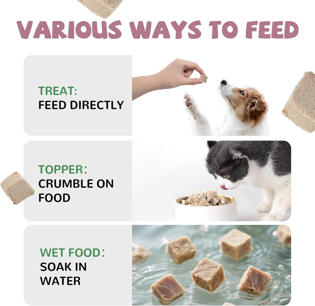 PAWUP Freeze Dried Cat Treats, Duck Breast, Single Ingredient, 4.6oz
