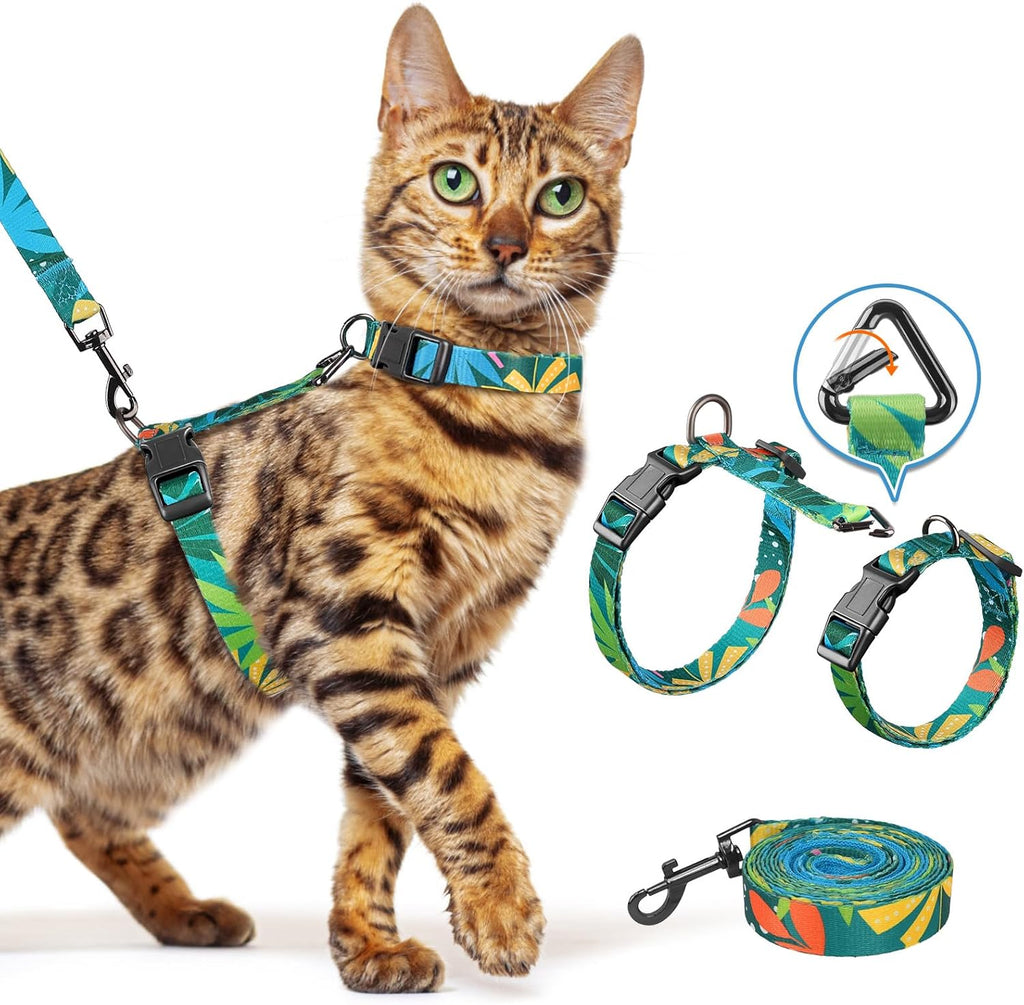 Halypet Cat Harness and Leash Set, Escape Proof Cat Harnesses