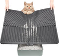 UPSKY Large Cat Litter Mat 31" x 24 Waterproof and Washable, Soft on Paws