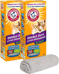 PURPUR Cloth and Litter Baking Soda Double Duty Cat Litter Deodorizer, 30 OZ (2 Boxes) Bundle