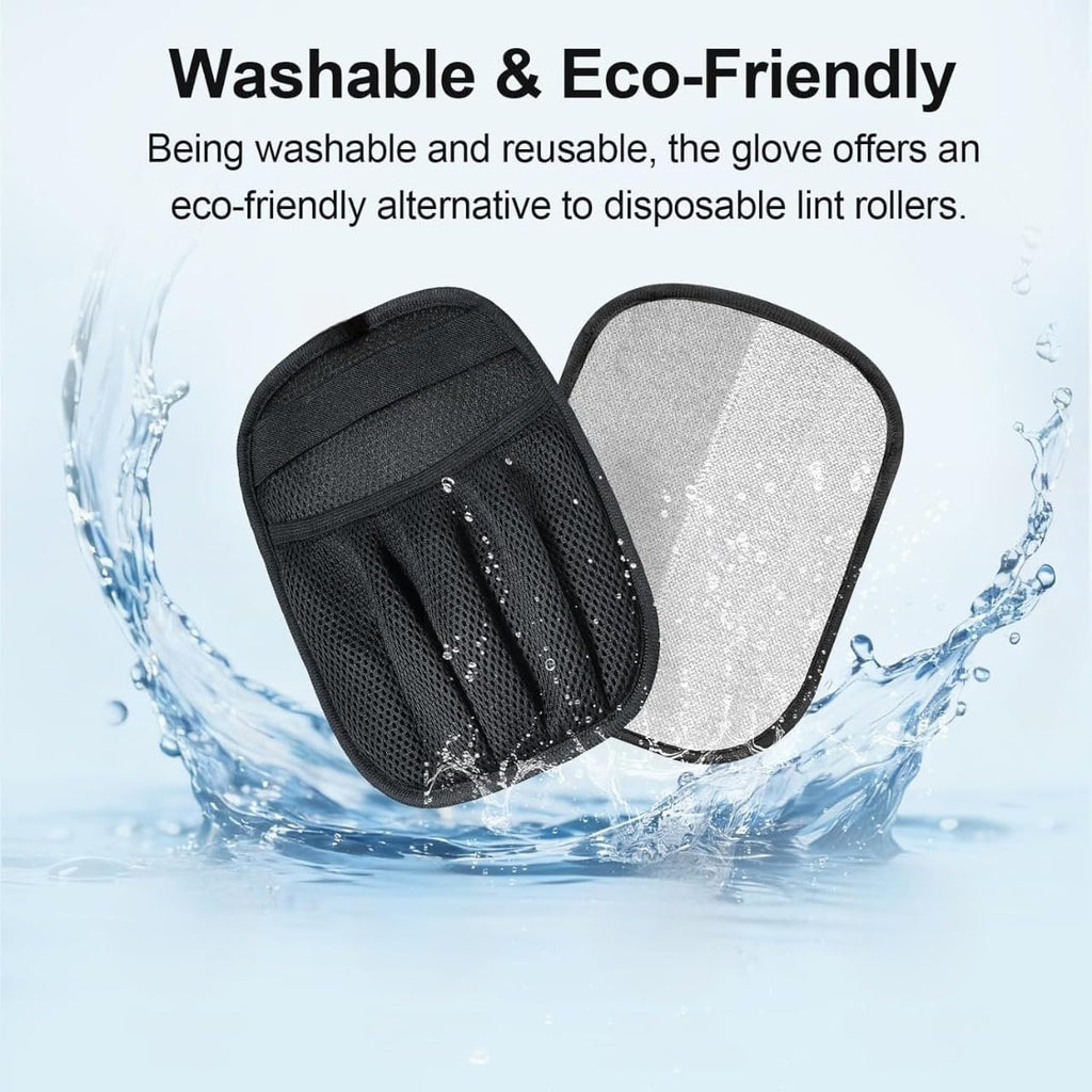 2pcs Five-Finger Electrostatic Pet Hair Removal Gloves for Cats & Dogs
