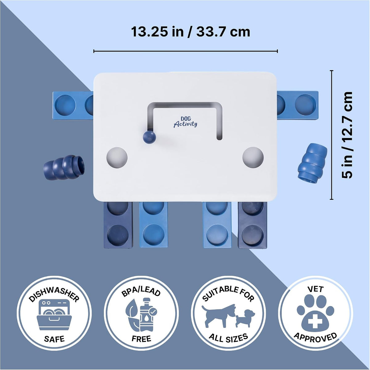 TRIXIE Move-2-Win, Level 3, blue and white (32025)