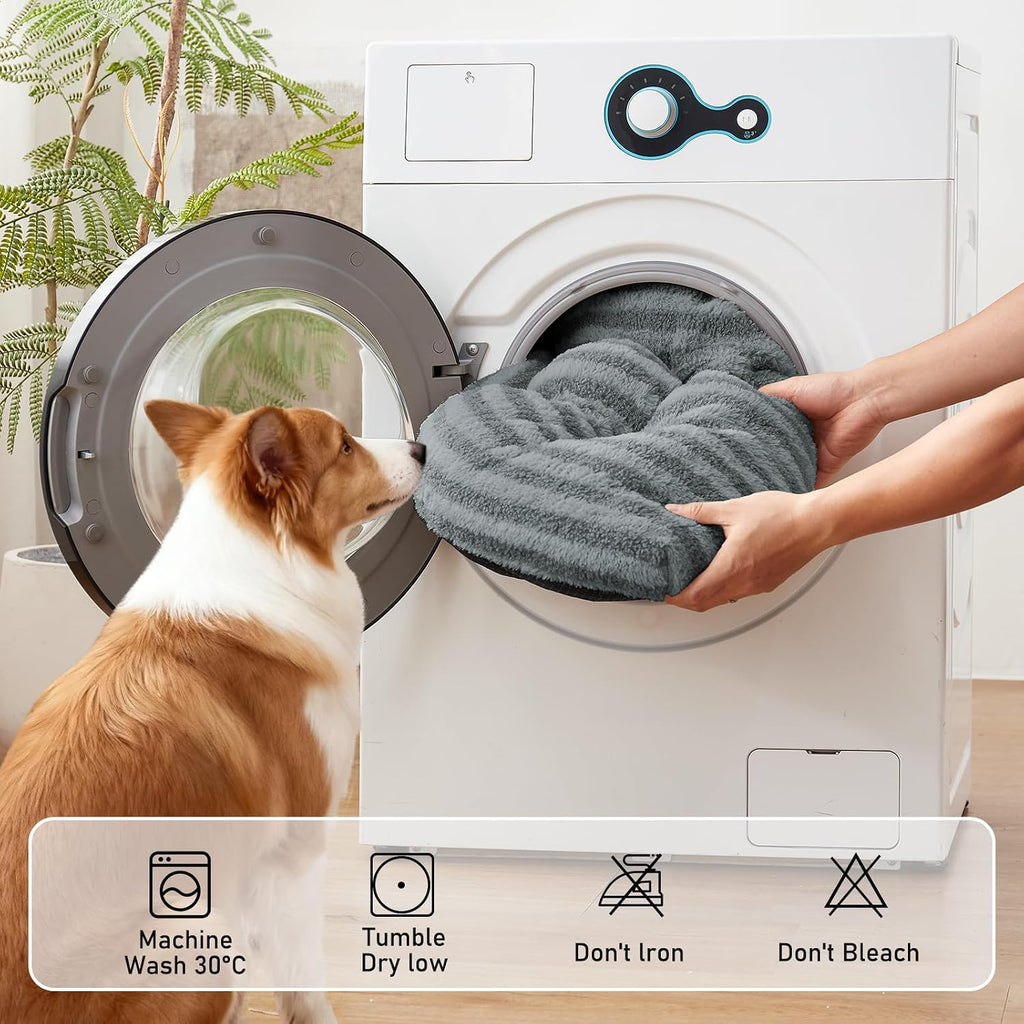 FURTIME Washable XL Dog Bed for Extra Large Dogs, Deluxe Dog Crate Beds
