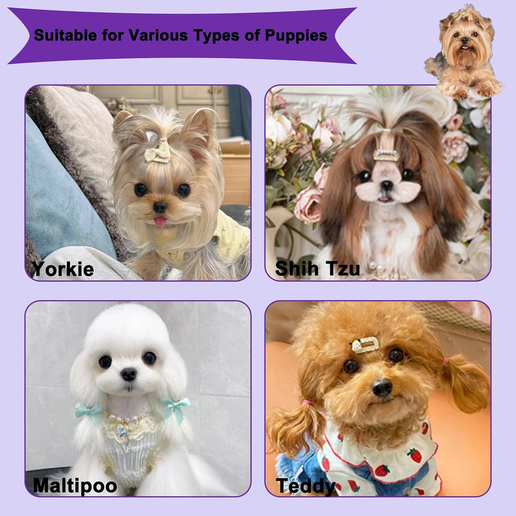 3 PCS Puppy Brush Grooming Kit (Dark Purple)