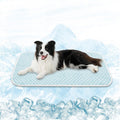 MICROCOSMOS Pet Cooling Mat & Sleeping Pad- Breathable Bubble Surface, EZ Clean. Keep Cooling for Pets, Kids and Adults in Summer.(BlueWhite, 40" x 28")