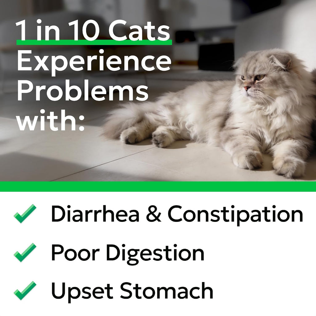 BARK&SPARK Cat Probiotic Powder, 108 Servings – Digestive Health Support