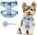 SCENEREAL Puppy Dog Harness with Leash Set for Small Medium Sized Dogs