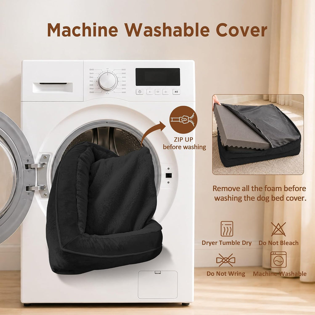 Comfort Expression Waterproof Orthopedic Dog Bed for Medium Size Dog