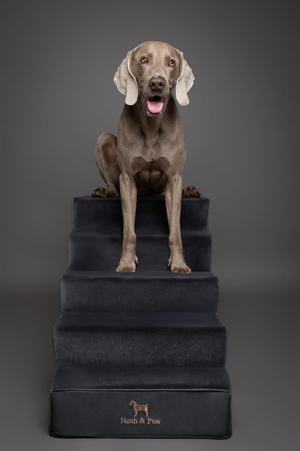 Noah & Paw Dog Stairs for Large Dogs, Up to 150lb, Wide Dog Ramp for Bed