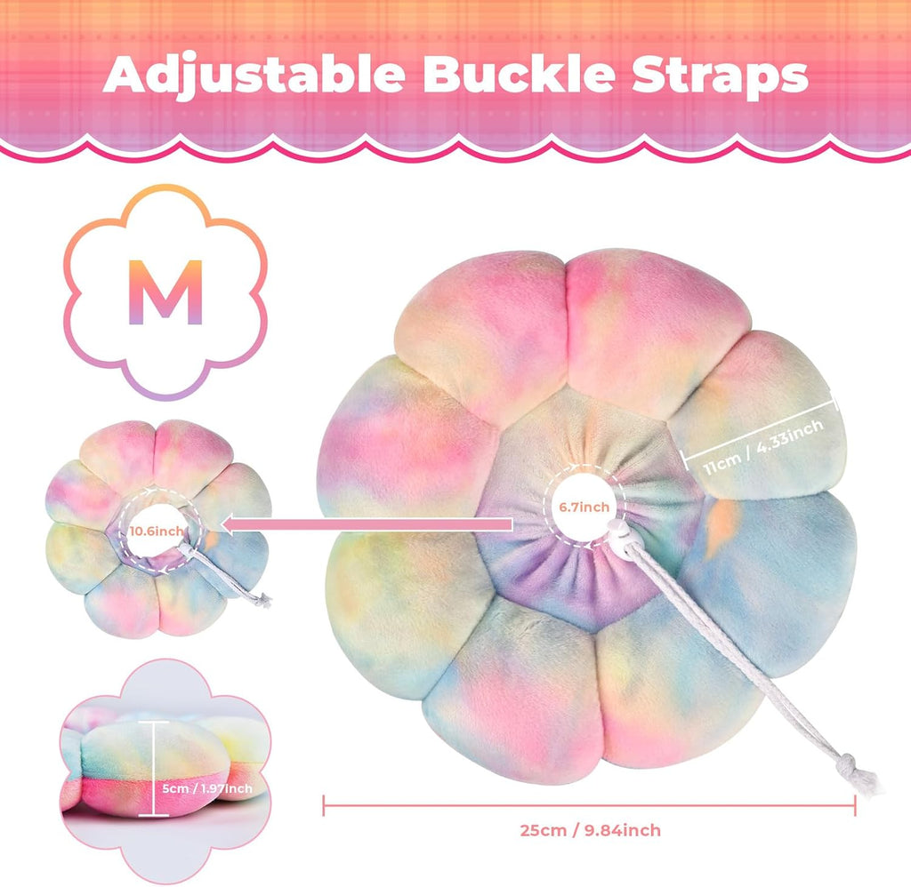 Adjustable Dog Cone Collar, Soft Dog Elizabethan Collar Recovery E Collar After Surgery, Recovery E-Collar for Kittens/Puppies and Cats Recovery