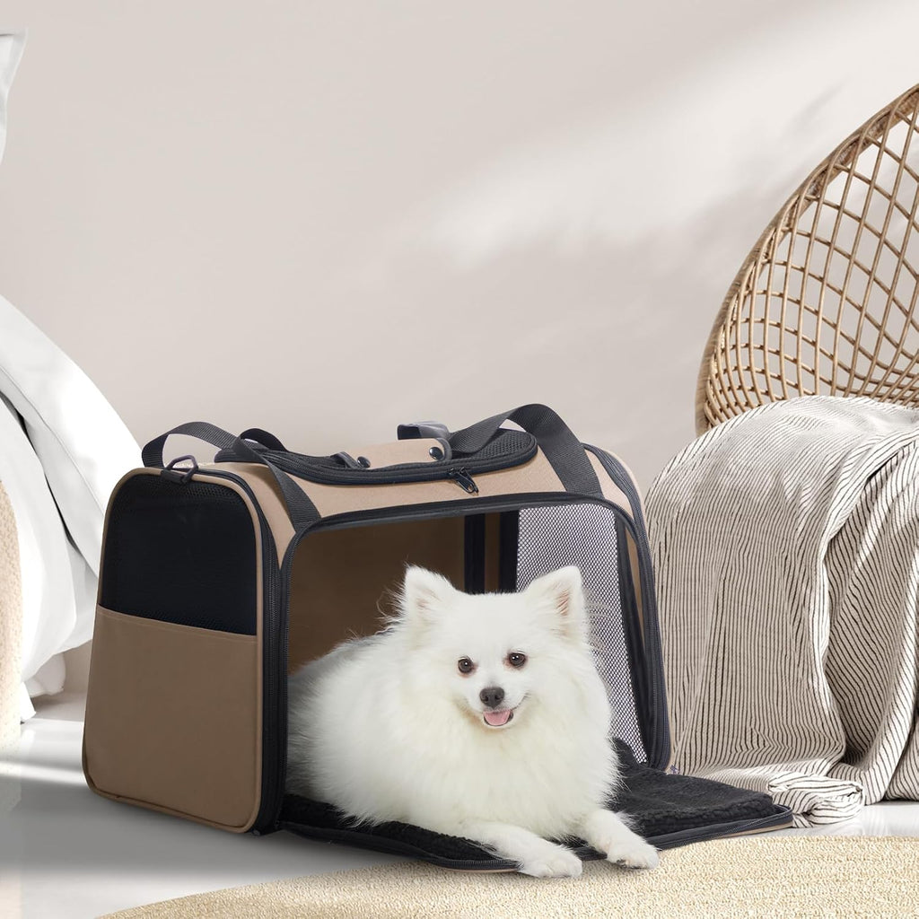 PETSFIT Soft-Sided Cat Carrier for Medium Cats up to 25 lbs