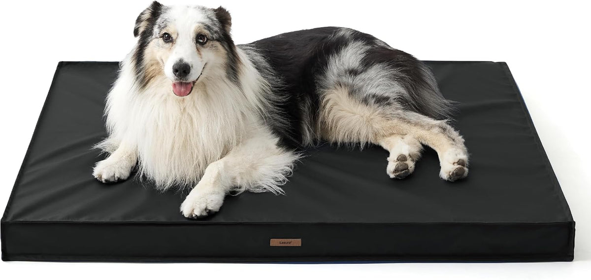 LE SURE Outdoor Waterproof Dog Beds Large Sized,Orthopedic Pet Mat,36x27In