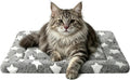 Dog Bed Mat - Soft and Comfortable Dog Kennel Cat Bed, Washable Dog Bed or Cat Bed, Suitable for Dog Crate Ped, Cat Cage BedGray, 18" L x 14" W x 1.5" Th