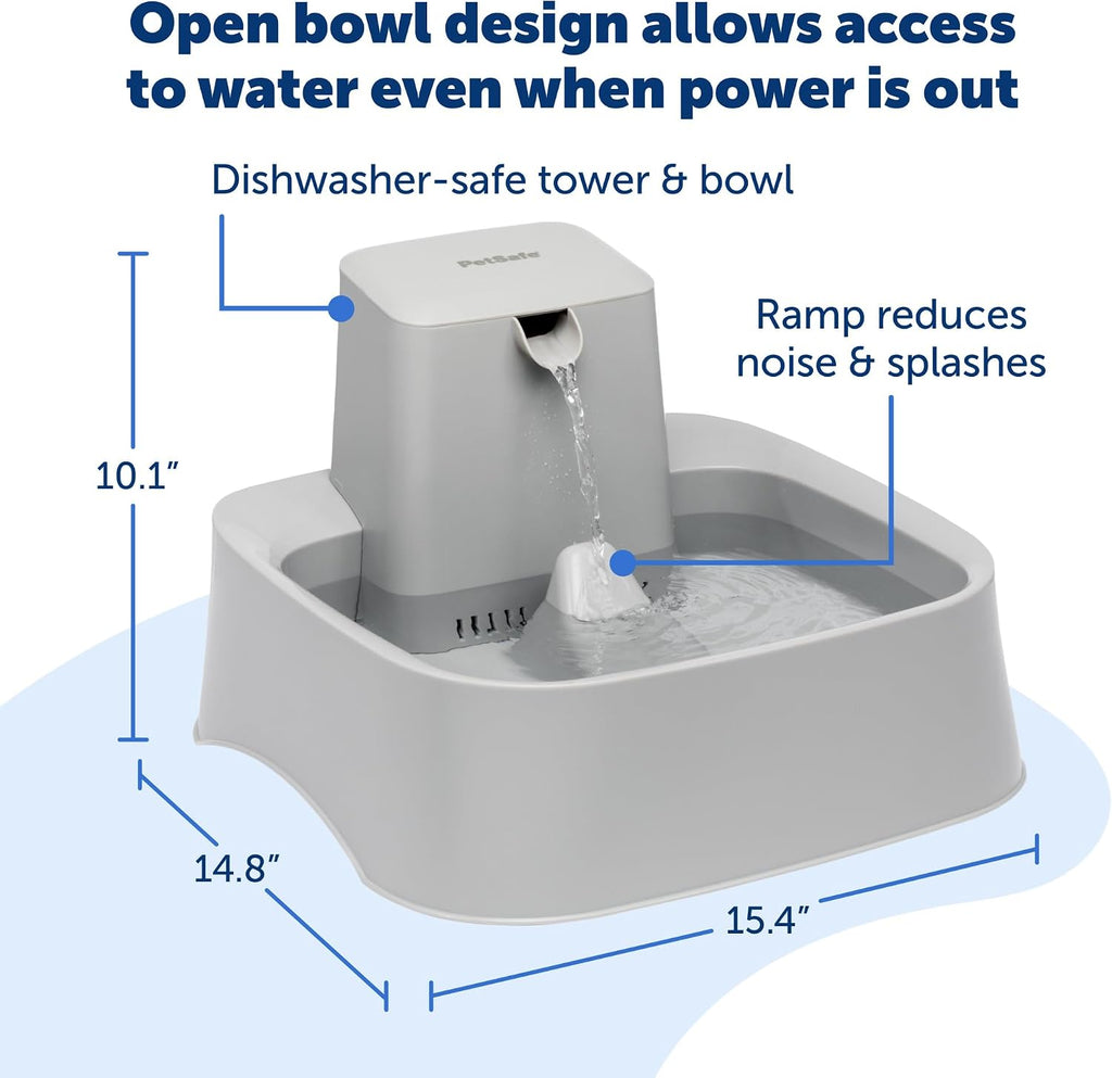 PetSafe Oasys Pet Fountain, 2 Gallon (256 oz), Cats, Dogs & Multi-Pet Homes