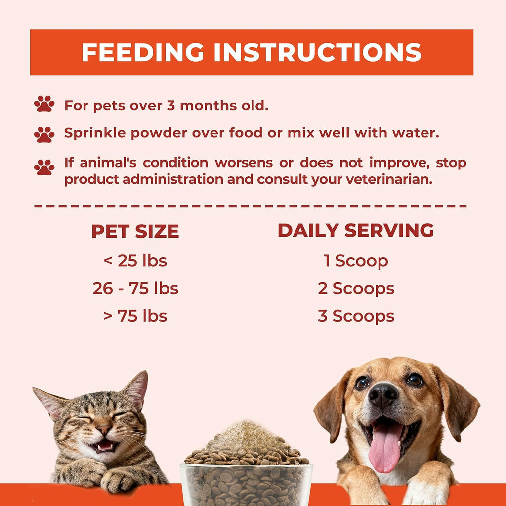 Wellix 7.02oz Multivitamins Taurine Powder for Dogs & Cats - Chicken Flavor