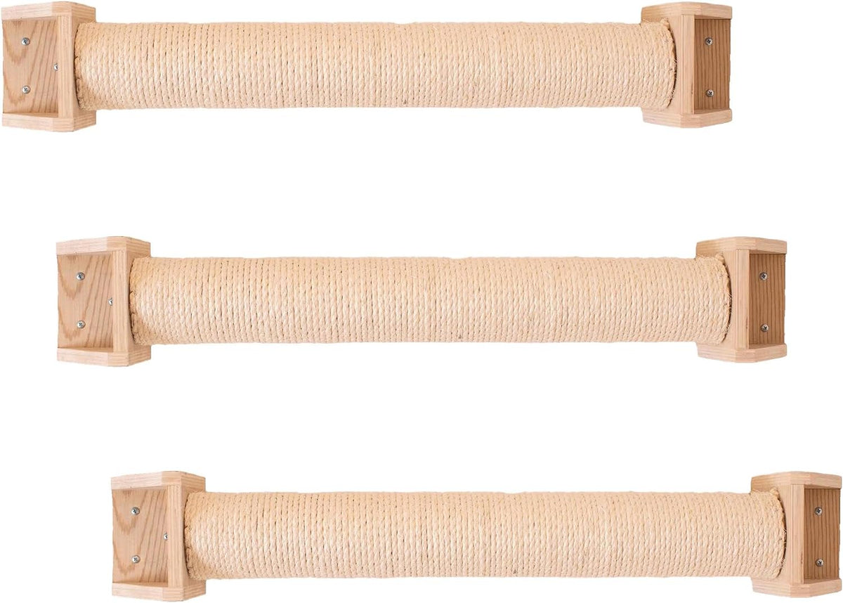 Armarkat Cat Wall Climber Series: Scratching Post W1907D, Natural Beige Medium (Pack of 3)