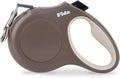 Fida Retractable Dog Leash X-Small Breed, 10 ft Durable Pet Walking Leash for Extra Small Dogs/Cats/Small Animals up to 18lbs, 360° Tangle Free, Coffee/Brown