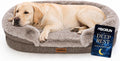 Miorun Fluffy Orthopedic Dog Beds Large Sized Dog, 48" Bolster Sofa Bed